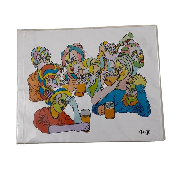 IKEA The Queens Road Pub & The Winery Multicolor Wall Art Prints Poster 8x10 NIP - Picture 1 of 8